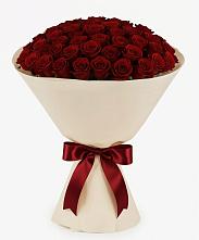 Букет 101 Бордовая роза Блэк Бакарра в Курумкане