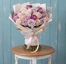 Букет цветов из:  Розы #REPLACE_PRED# Курумкане