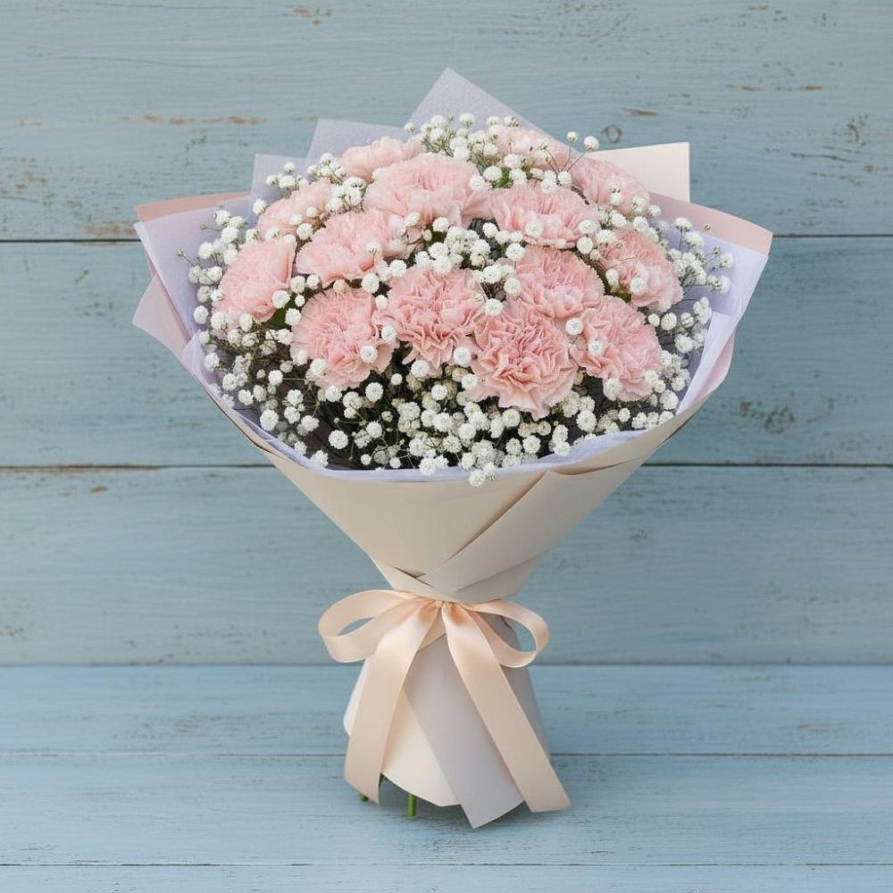 Букет цветов из: Гвоздики в Курумкане