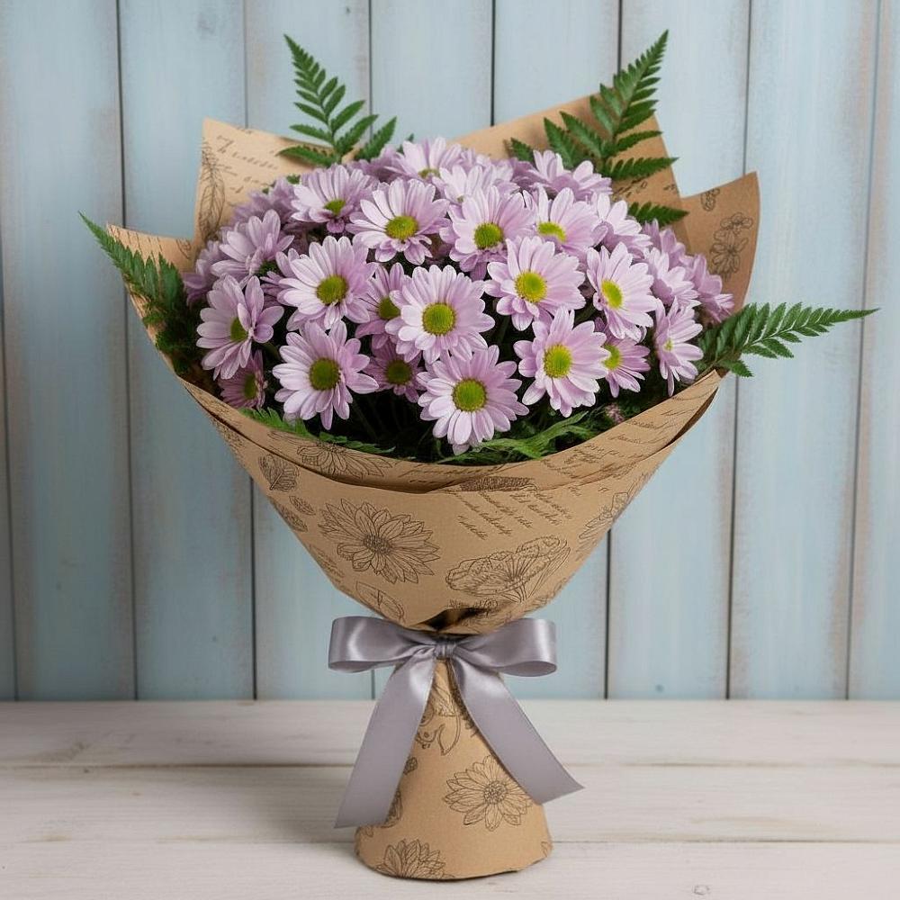 Букет цветов из: Хризантемы в Курумкане