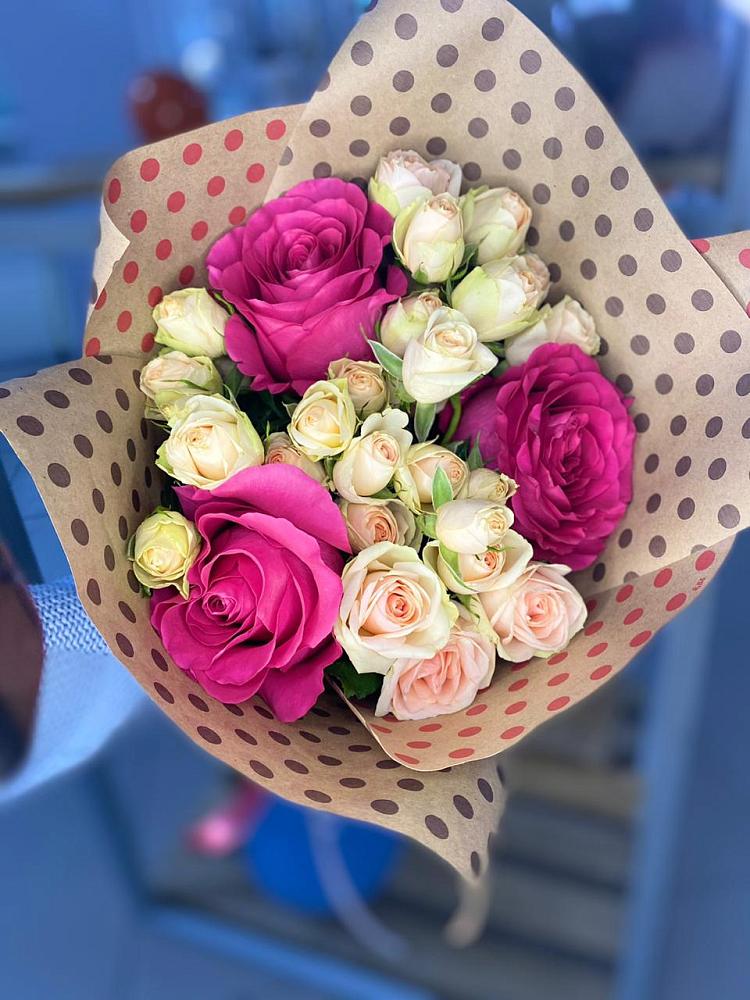 Букет цветов из: Розы в Курумкане