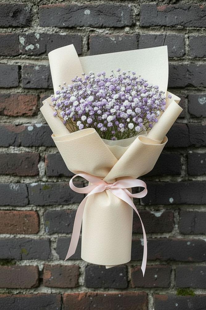 Букет цветов из: Гипсофила в Курумкане