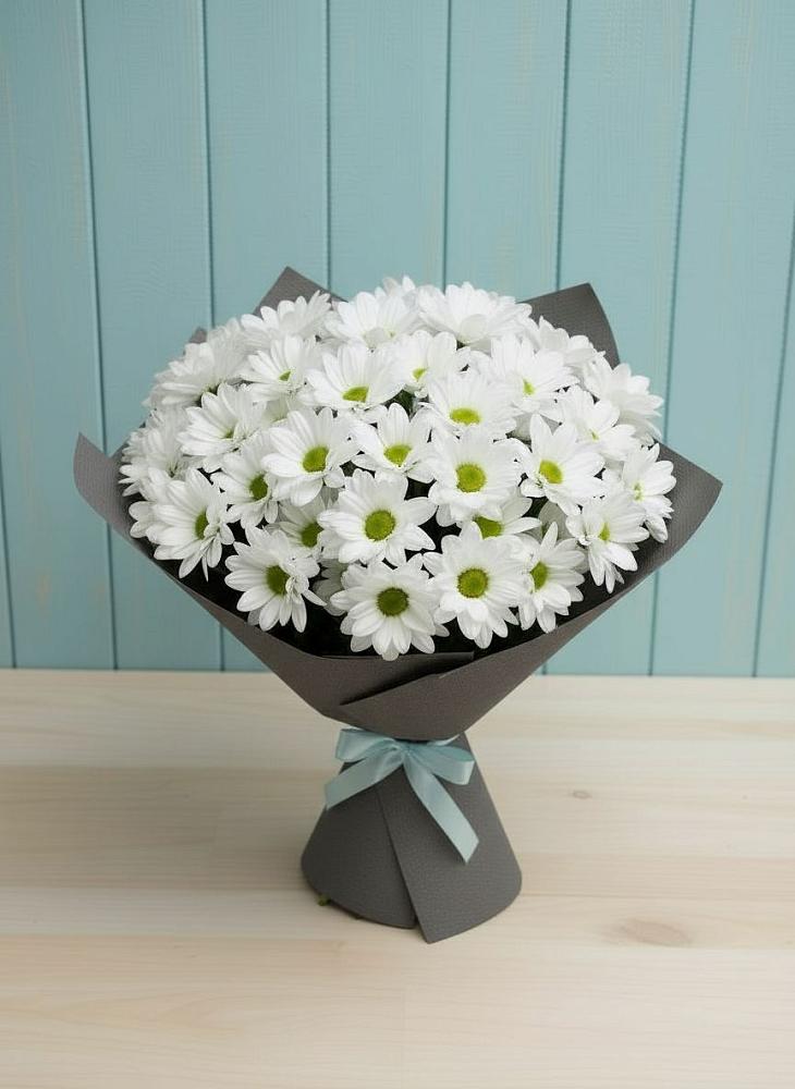 Букет цветов из: Хризантемы в Курумкане