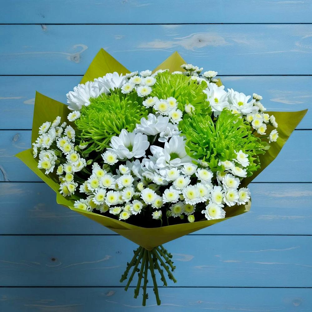 Букет цветов из: Хризантемы в Курумкане