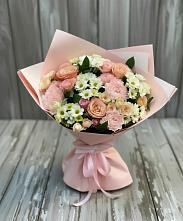 Букет цветов из:  Гвоздики, Розы и Хризантемы в Курумкане
