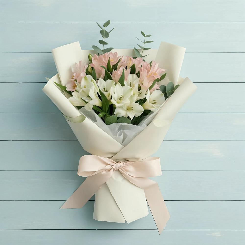 Букет цветов из: Альстромерии в Курумкане