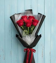 Букет цветов из:  Розы #REPLACE_PRED# Курумкане